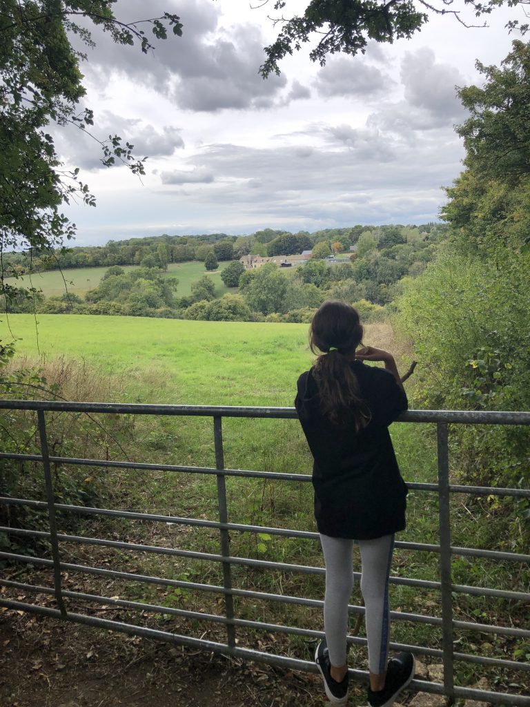 View of the hills near Castle Combe