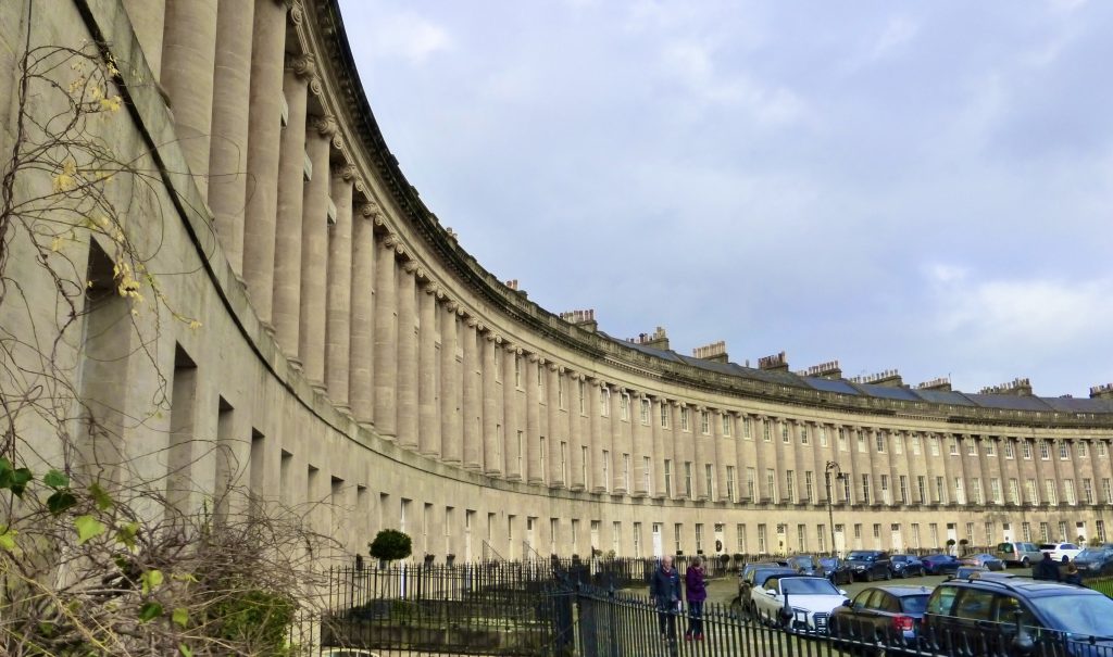 The Royal Crescent in Bath