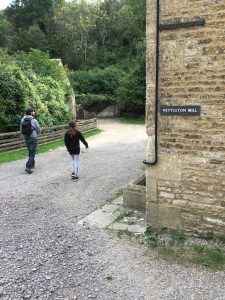 Walking past Nettleham Mill in Castle Combe