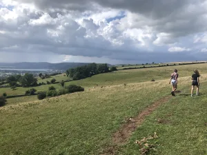 Field with Cheddar Reservoir in the distance