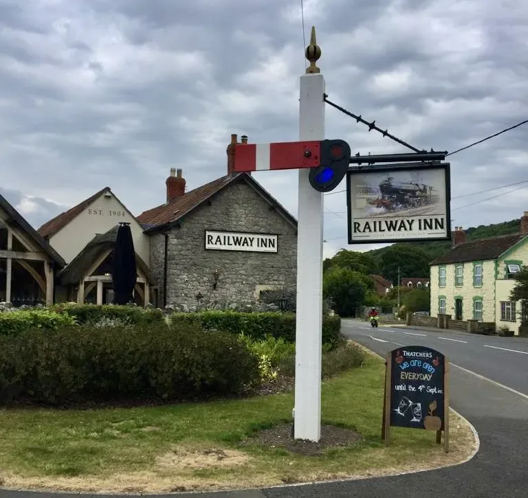 The Railway Inn at Sandford (on the Strawberry Line)