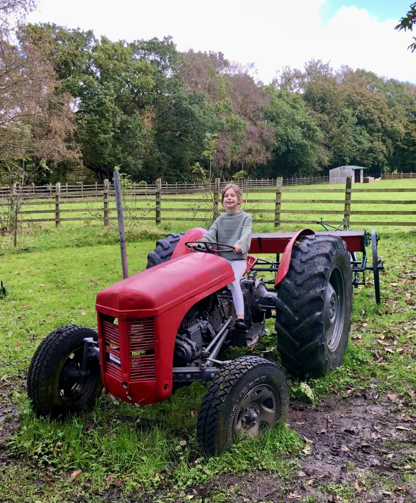 Tractor at Ferne Animal Sanctuary