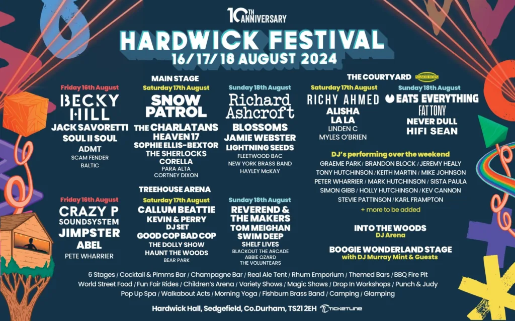 UK Festival - Hardwick Line Up