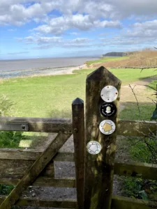 Gate to Kilve Beach, Somerset