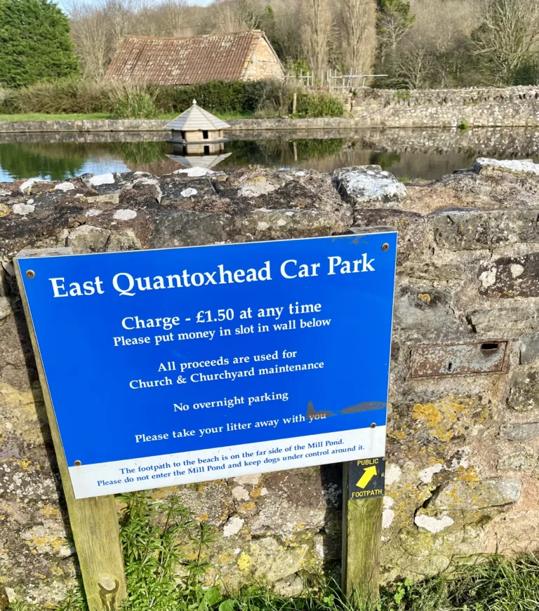 Parking at East Quantoxhead