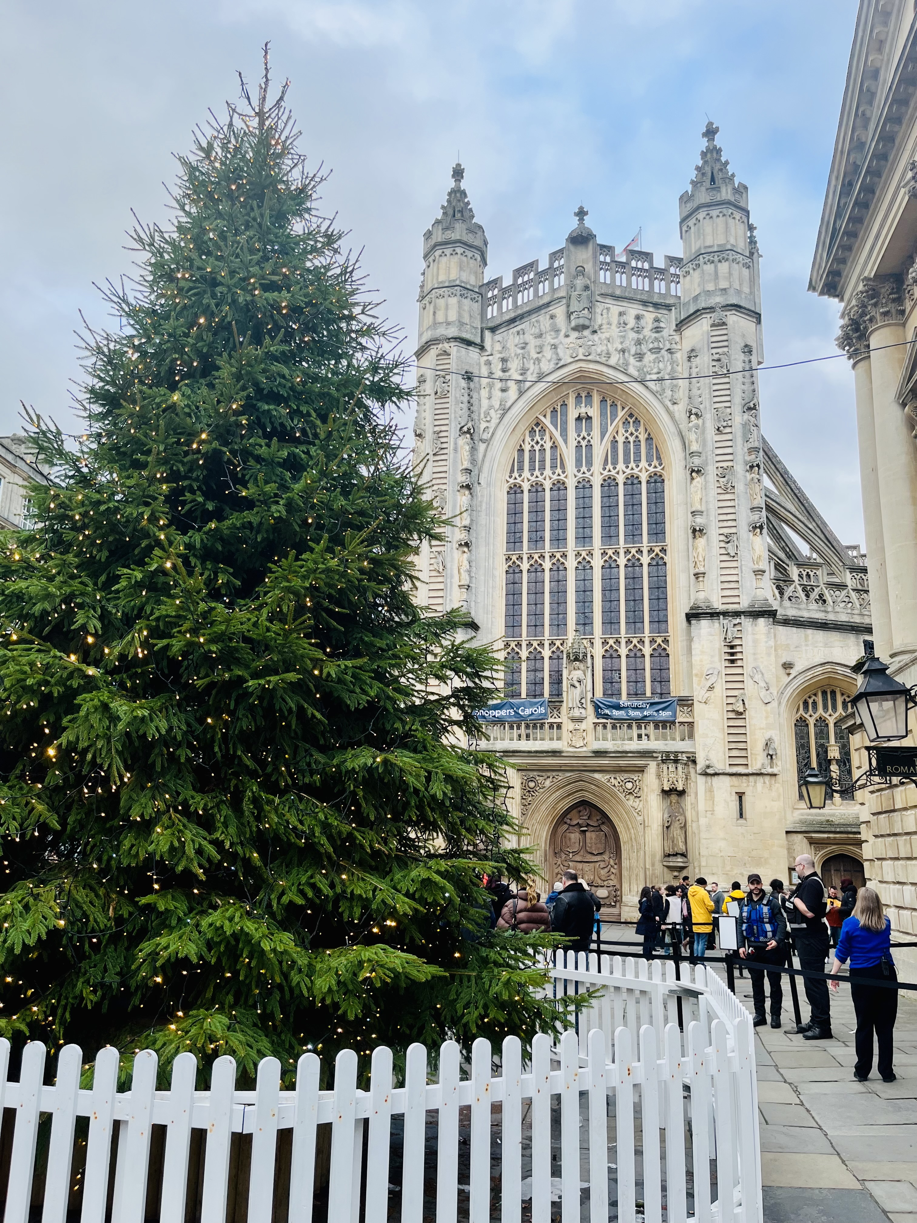 Bath Abbey at Christmas