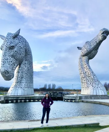 The Kelpies at the Helix Ecopark